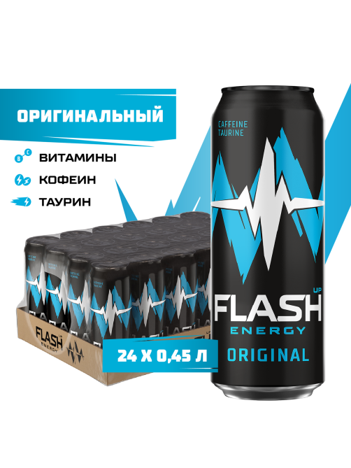Энергетический напиток Flash Up Energy, 450мл