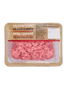 Фарш из говядины Мираторг Black Angus охлажденный, 400г
