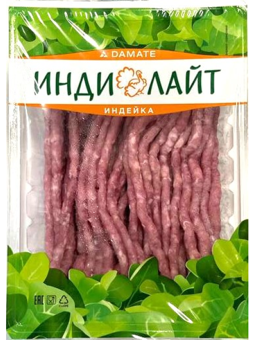 Фарш мясной Индилайт Два мяса индейка и говядина охлажденный, 400г