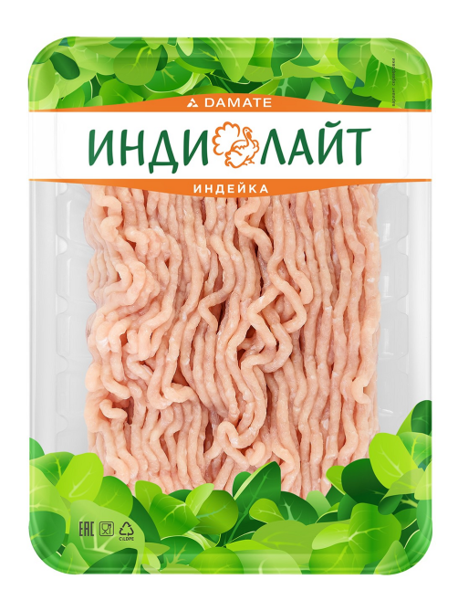 Фарш из филе грудки индейки Индилайт охлажденный, 450г