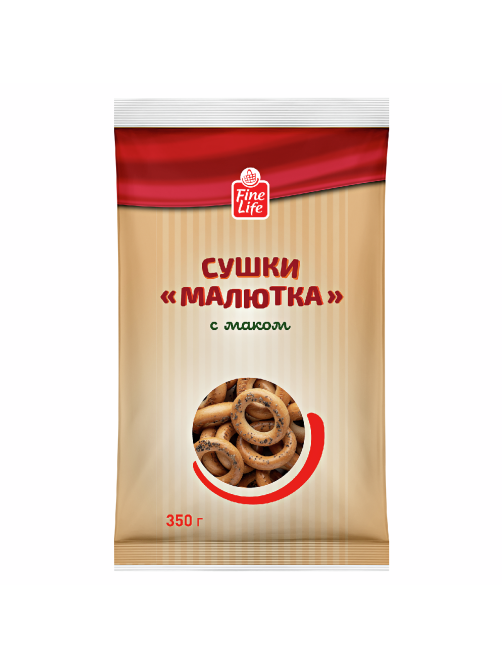Fine Life Сушки Малютка с маком, 350г