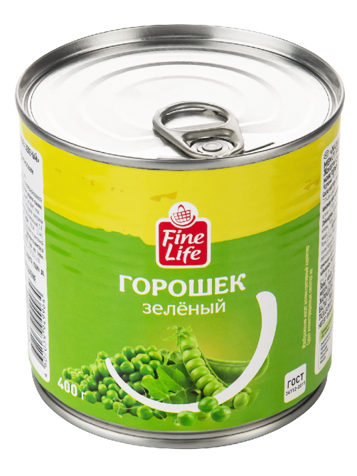 Fine Life Горошек зеленый высший сорт, 400г