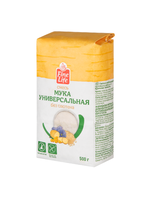 Fine Life Мука универсальная без глютена, 500г