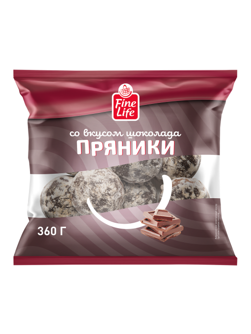 Fine Life Пряники шоколадные, 360г