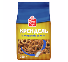 Fine Life Крендель с морской солью, 250г
