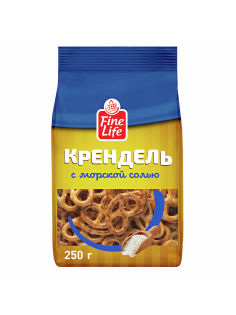 Fine Life Крендель с морской солью, 250г