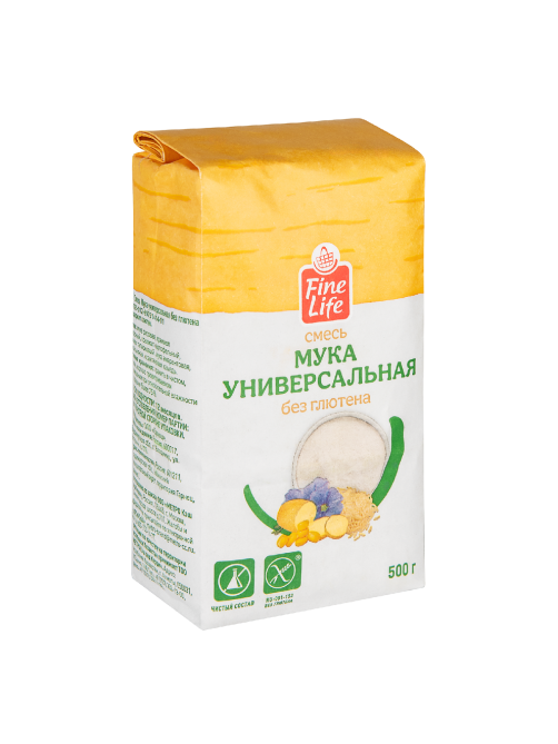 Fine Life Мука универсальная без глютена, 500г
