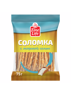 Fine Life Соломка с морской солью, 75г
