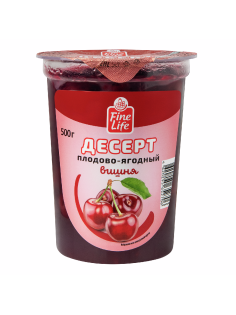 Fine Life Десерт плодово-ягодный с вишней, 500г