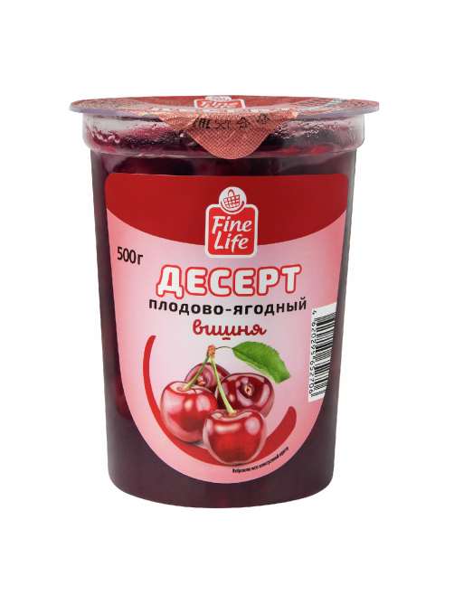 Fine Life Десерт плодово-ягодный с вишней, 500г
