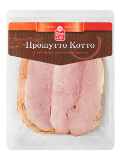 Fine Life Прошутто Котто копчено-вареная нарезка, 170г