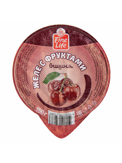 Fine Life Желе с фруктами с вишней, 150г