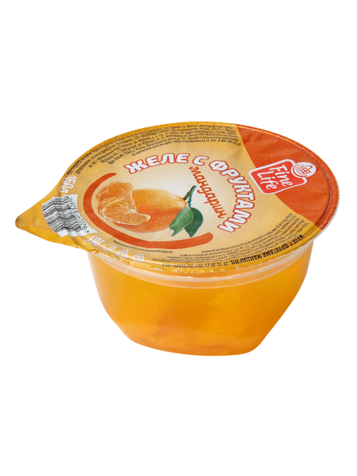 Fine Life Желе с фруктами с мандарином, 150г