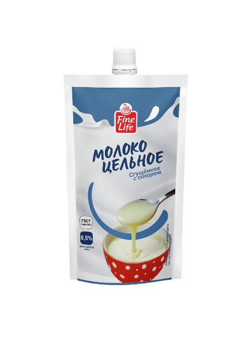 Fine Life Молоко сгущенное ГОСТ 8.5%, 300г