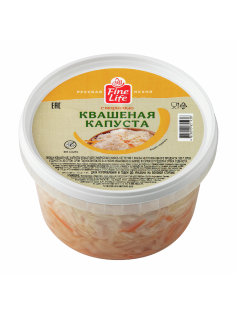 Fine Life Капуста квашеная с морковью, 500г