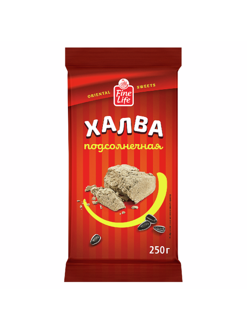Халва Fine Life подсолнечная, 250г