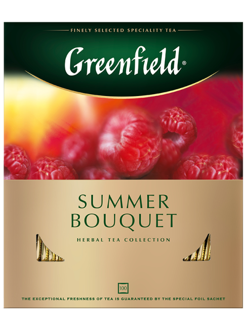 Чай Greenfield Summer Bouquet травяной (2г х 100шт), 200г