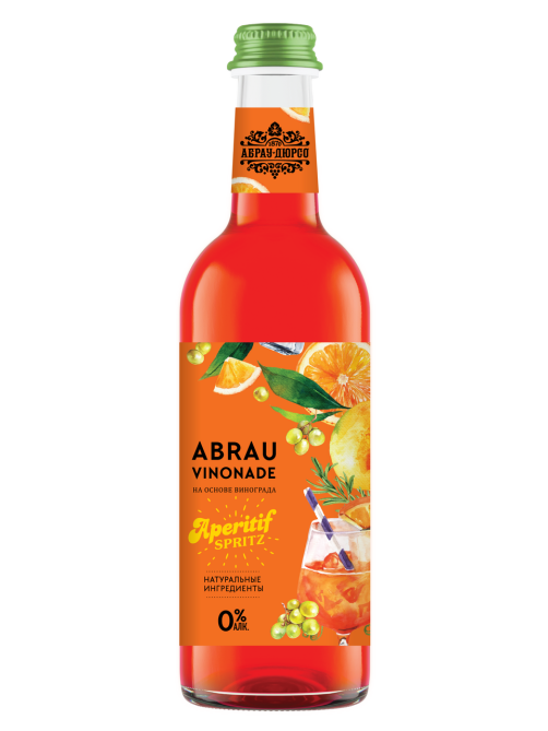 Напиток Абрау Дюрсо Vinonade Aperitif Spritz газированный, 375мл