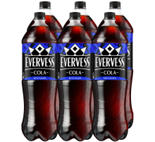 Напиток Evervess Cola без сахара газированный, 1.5л x 6 шт
