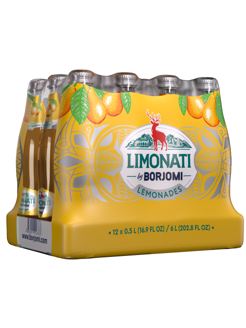 Напиток Borjomi Limonati груша газированный, 500мл x 12 шт
