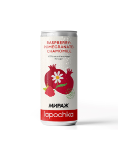 Напиток Lapochka Mirage с малиной, гранатом и ромашкой, 330мл