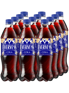 Напиток Evervess Cola Vanilla Ice вкус Ванильное мороженое газированный, 500мл х 12 шт