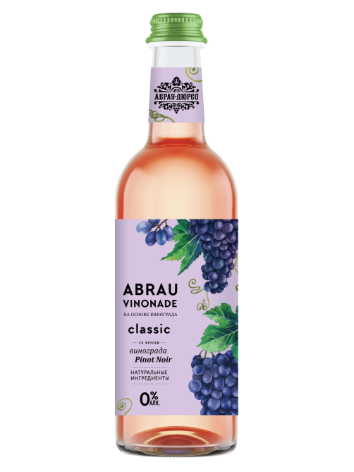 Напиток Абрау Дюрсо Vinonade Pinot Noir газированный, 375мл