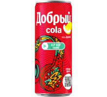 Напиток Добрый Кола дыня газированный, 330мл