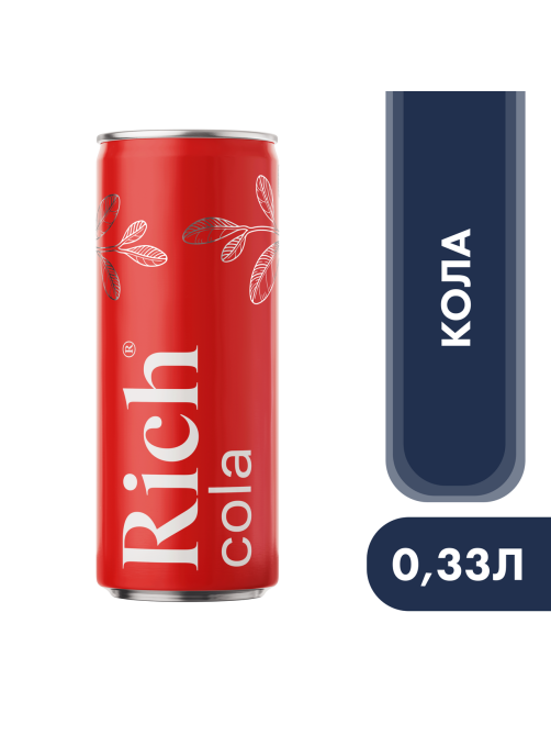 Напиток Rich Cola газированный, 330мл