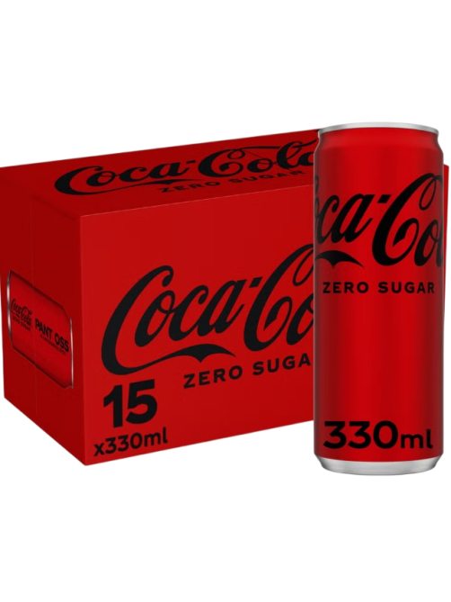 Напиток Coca-Cola Zero газированный, 330мл x 15 шт