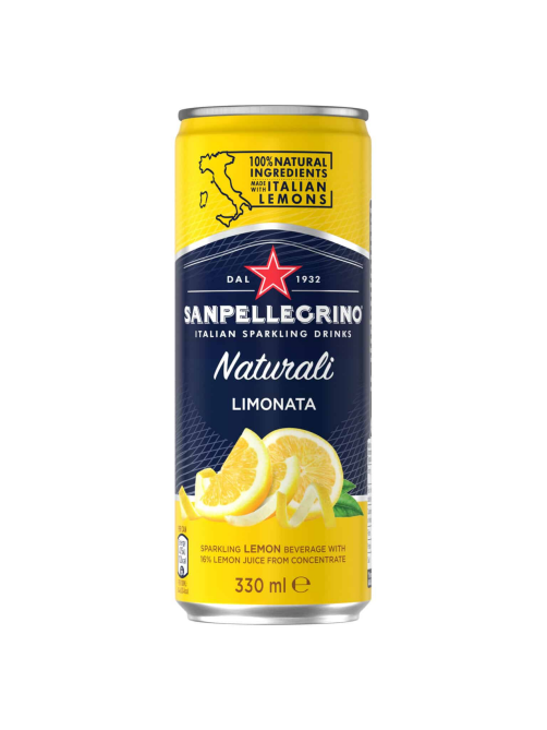 Напиток газированный Sanpellegrino Limonata лимон, 330мл
