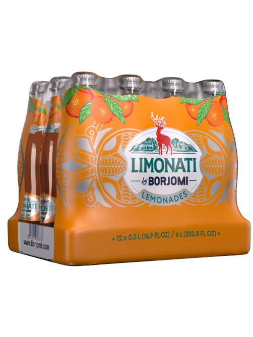 Напиток Borjomi Limonati Аджарский мандарин газированный, 500мл