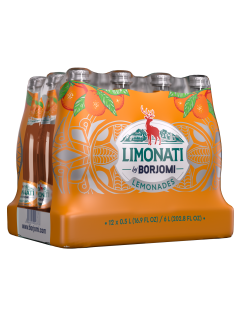 Напиток Borjomi Limonati Аджарский мандарин газированный, 500мл x 12 шт