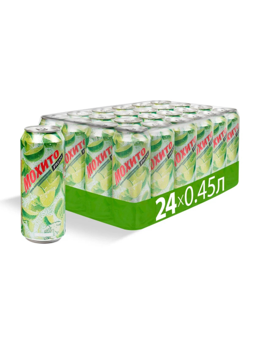 Напиток Мохито Fresh газированный, 450мл