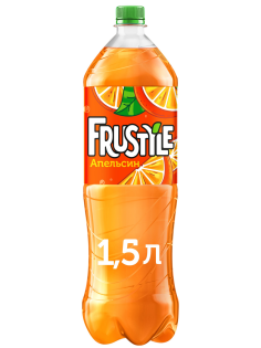 Напиток Frustyle газированный апельсин, 1.5л
