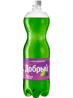 Напиток Добрый киви и виноград газированный, 1.5л