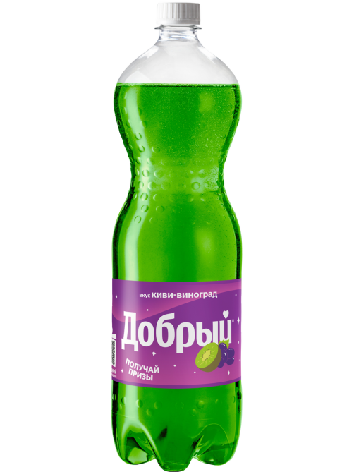 Напиток Добрый киви и виноград газированный, 1.5л