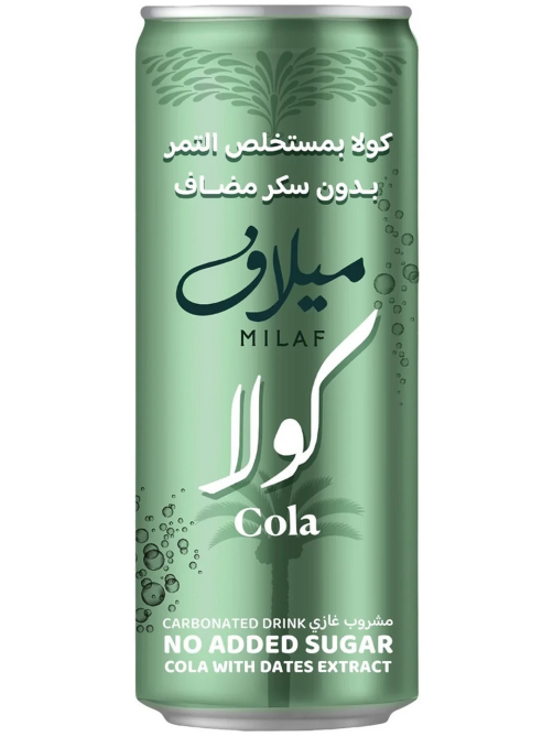 Напиток Milaf Кола финиковый экстракт газированный, 240мл x 24 шт