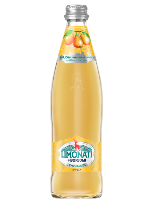 Напиток Borjomi Limonati груша газированный, 500мл x 12 шт