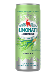 Лимонад Limonati by Borjomi Тархун газированный, 330мл