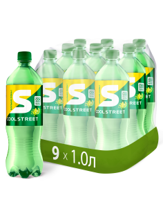 Напиток Street газированный, 1л x 9 шт