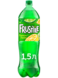 Напиток Frustyle газированный лимон-лайм, 1.5л