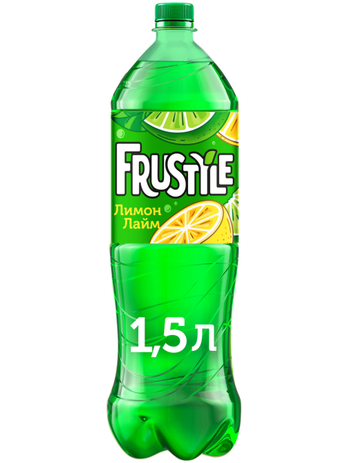 Напиток Frustyle газированный лимон-лайм, 1.5л