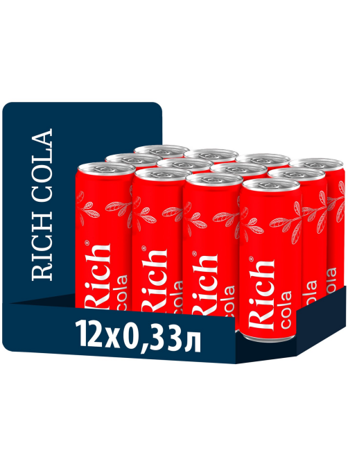 Напиток Rich Cola газированный, 330мл