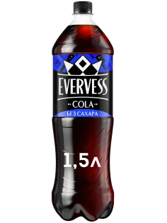 Напиток Evervess Cola без сахара газированный, 1.5л