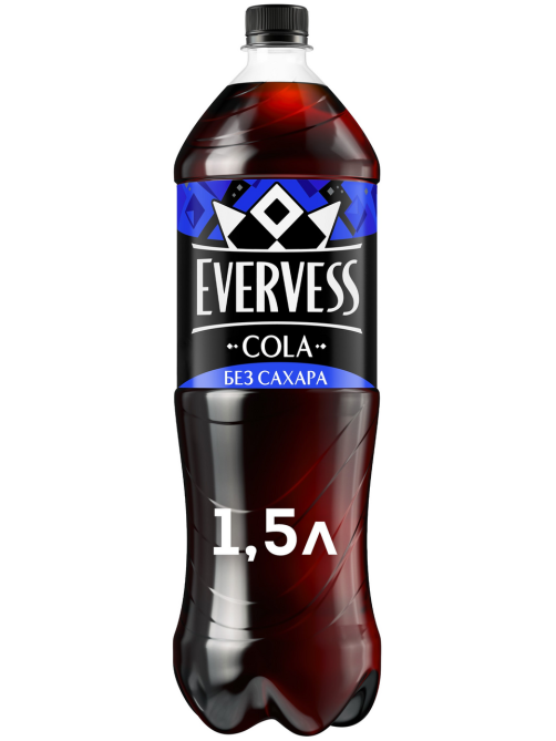 Напиток Evervess Cola без сахара газированный, 1.5л