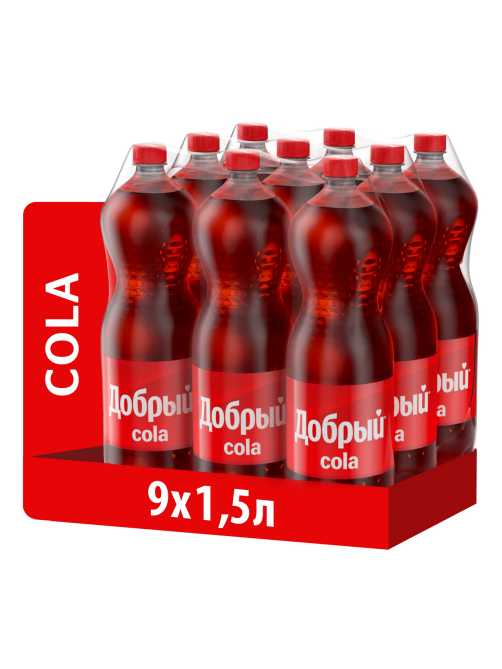 Напиток Добрый Кола газированный, 1.5л