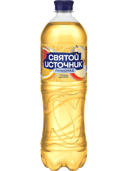Напиток Святой Источник Лимонад груша-цитрус газированный, 1л