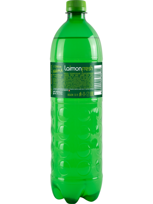 Напиток Laimon Fresh лайм, лимон и мята газированный, 1л x 12 шт