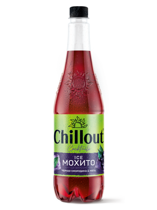 Напиток Chillout Ice Mojito Черная смородина и мята газированный, 900мл